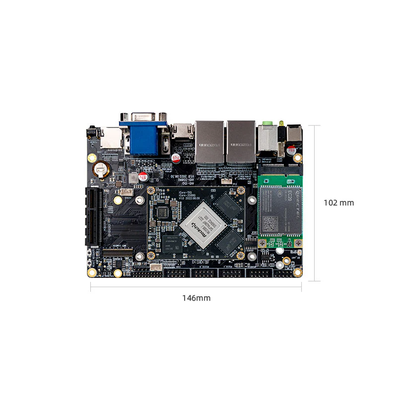 AIO-3588JQ ARM AI Industrial Motherboard - Image 4